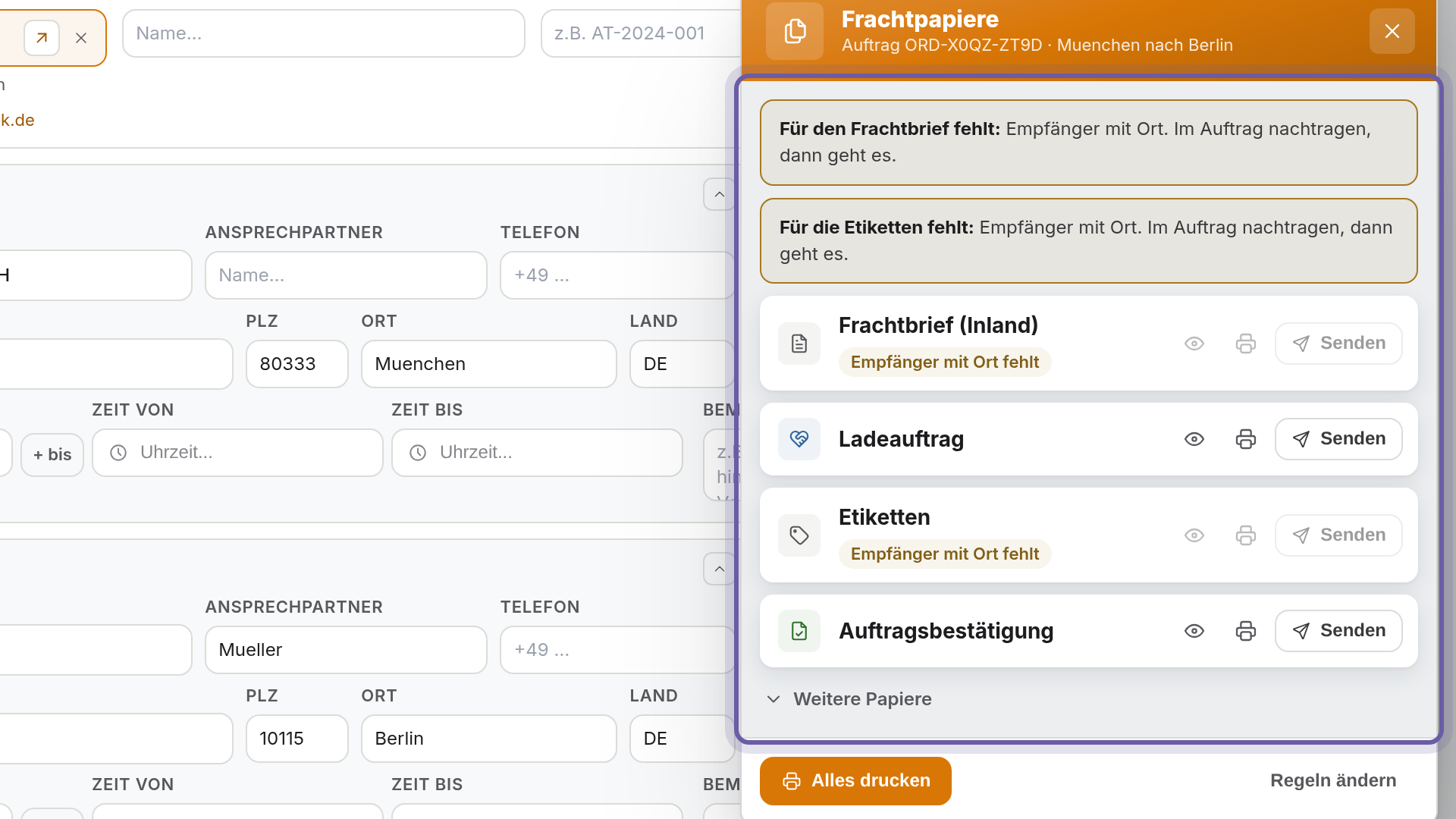Ansehen und drucken: Ansicht in flicono